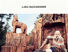 Tablet Screenshot of larabackmender.com